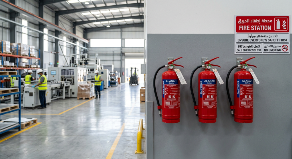 Factory Fire Extinguishers in Saudi Arabia