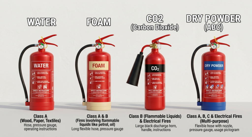 fire extinguisher type